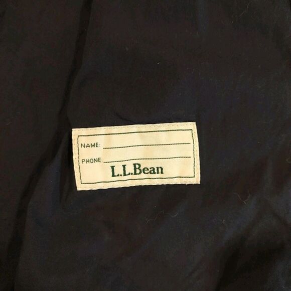 LL Bean Jacket Kid's Medium 10/12 Purple Full Zip Windbreaker Zip Pockets Hooded - Picture 11 of 11